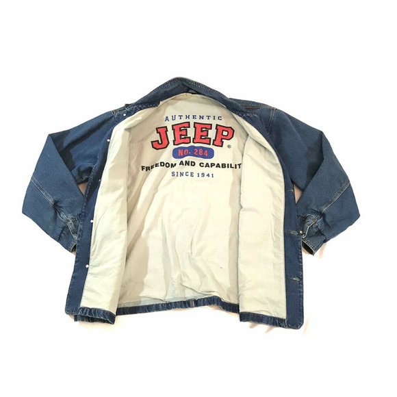 Jeep Jean Jacket Teflon Ht Button Down 